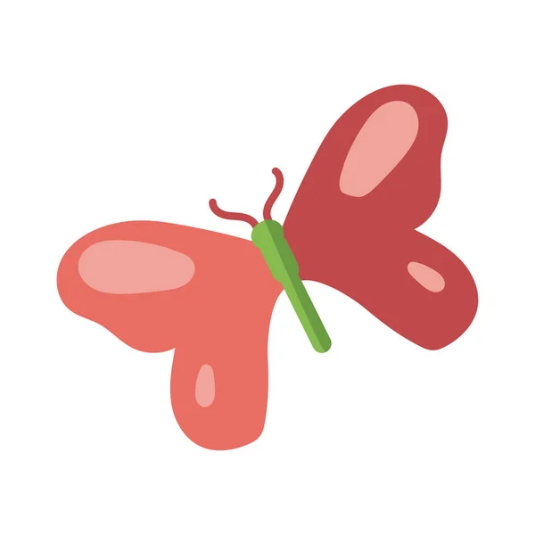 Icono de insecto mariposa, estilo plano — Archivo Imágenes Vectoriales