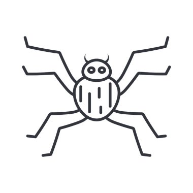 küçük örümcek simgesi, satır ayrıntı biçimi