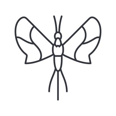 Yaprak kelebeği böceği, satır ayrıntı biçimi simgesi