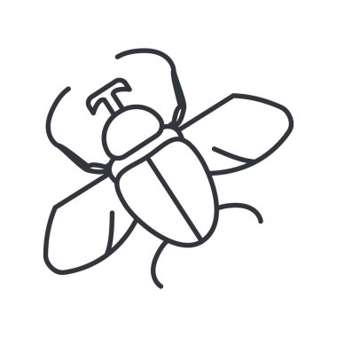 Kaplan Böceği, satır ayrıntı biçimi simgesi