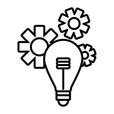 Dişlileri beyaz arkaplanlı ampul