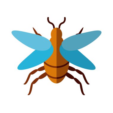 Mayıs böceği simgesi, düz stil