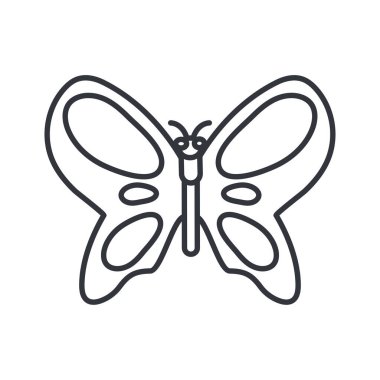 Kelebek böceği, satır ayrıntı biçimi simgesi