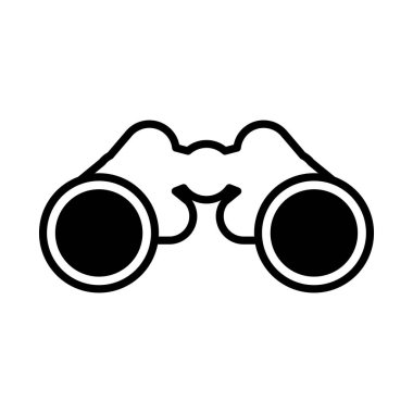 Beyaz arkaplandaki güvenlik dürbünleri