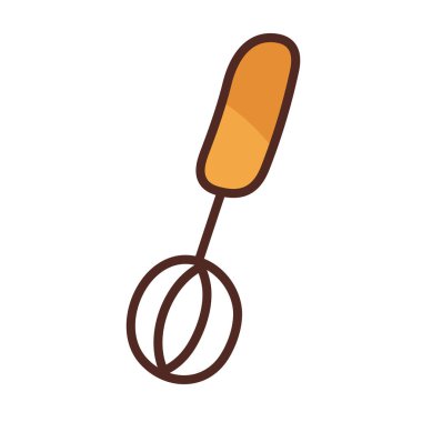 Beyaz arkaplanda fırça çırpma