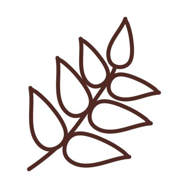 Buğday yaprakları, satır biçimi simgesi