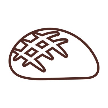 Simit ekmeği, çizgi biçimi simgesi