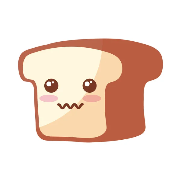 Pekárna chleba na bílém pozadí — Stockový vektor