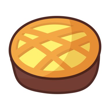 beyaz zemin üzerine lezzetli pasta