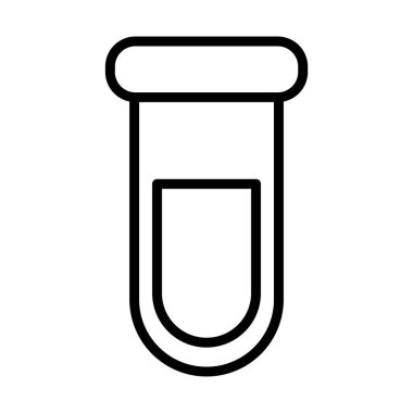 Yağ ile test tüpü, satır biçimi simgesi