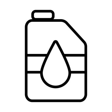 yağ galonu, çizgi biçimi simgesi