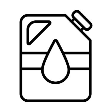 yağ galonu, çizgi biçimi simgesi