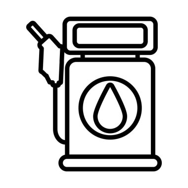 Benzin dağıtıcı, satır biçimi simgesi