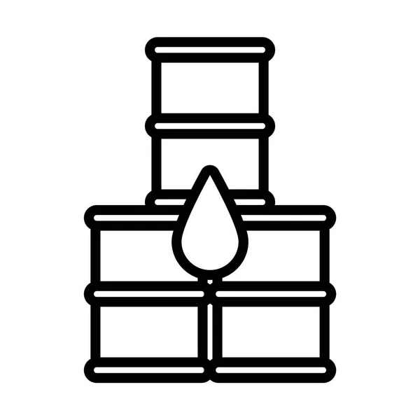 Bote de aceite, icono de estilo de línea — Archivo Imágenes Vectoriales