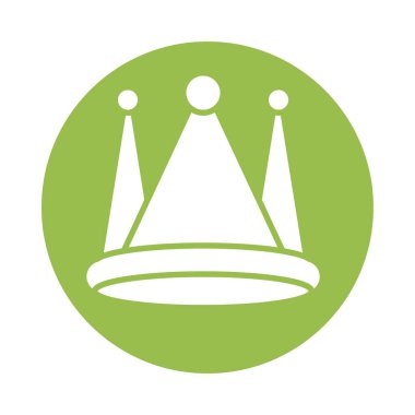 Altın taç, siluet tarzı simge