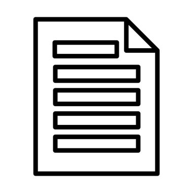 belge yazıldı, satır biçimi simgesi