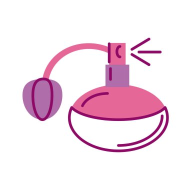 şişe spreyi, yarım çizgi ve renk simgesi