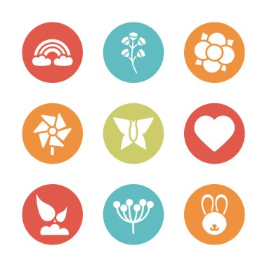 Yay simgeleri, blok ve düz biçim simgesi