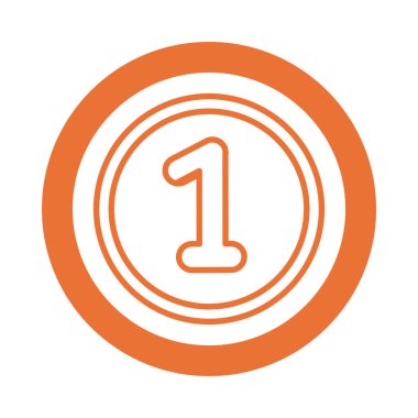 Altın para, siluet tarzı simge