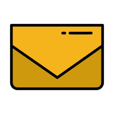 Beyaz arkaplanda kapalı ileti yazışmaları