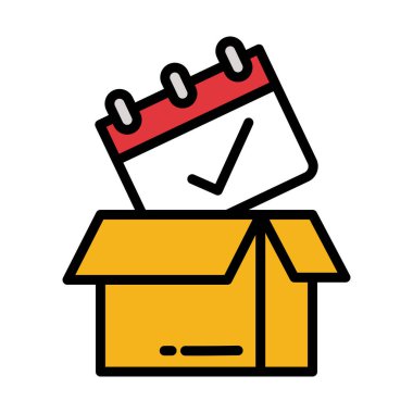 takvimli karton kutu, teslimat tarihi