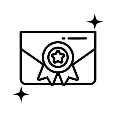 zarf kapalı ileti yazışmaları, satır biçimi simgesi