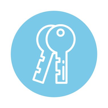 çift tuş, blok ve düz biçim simgesi