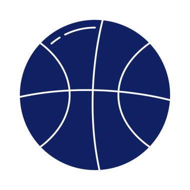 Basketbol sporu, siluet tarzı simge