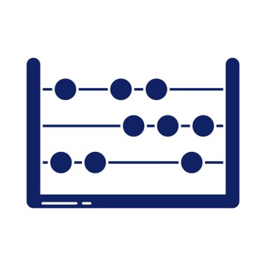 Geleneksel abaküs, siluet biçimi simgesi