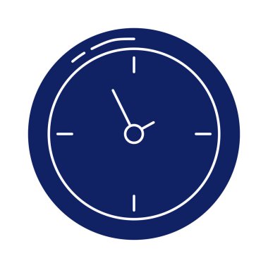 Duvar saati, siluet biçimi simgesi