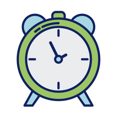 Alarm saati, satır ve biçim simgesi