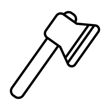 Bahçe baltası, satır biçimi simgesi