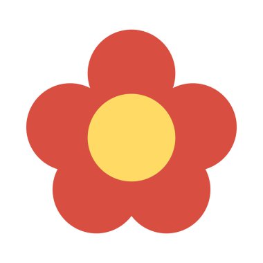 Beyaz arka planda güzel bir çiçek