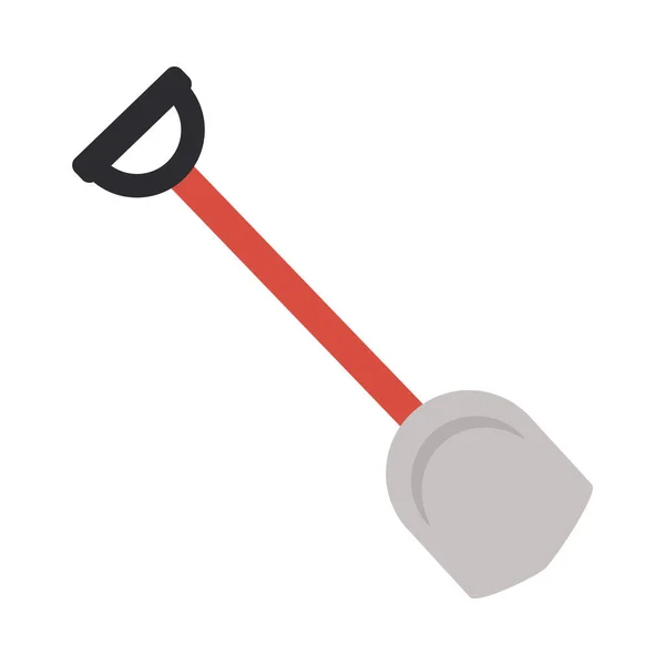 Gardening shovel on white background — Stock Vector