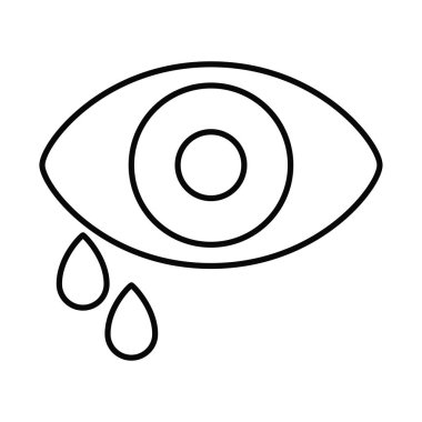 Göz yaşı, satır biçimi simgesi