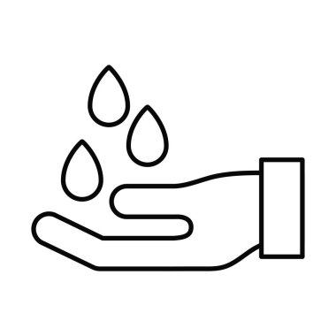 Ellerini yıka, satır biçimi simgesi