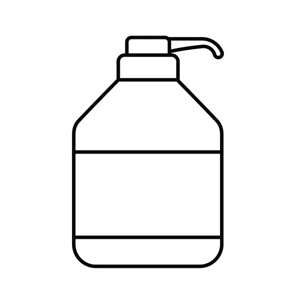 Пляшка дозування, піктограма стилю лінії — стоковий вектор