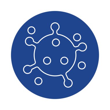 Coronavirus virionu, satır blok biçimi simgesi