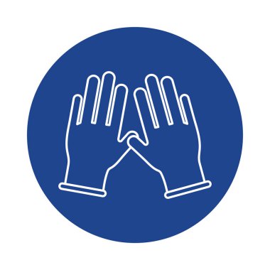 Ellerini yıka, satır blok biçimi simgesi