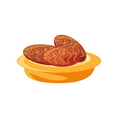 Beyaz arka planda lezzetli Türk ekmeği