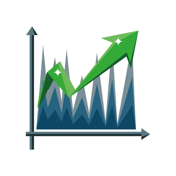 Subidas de los precios del petróleo crudo, subida de los precios — Vector de stock