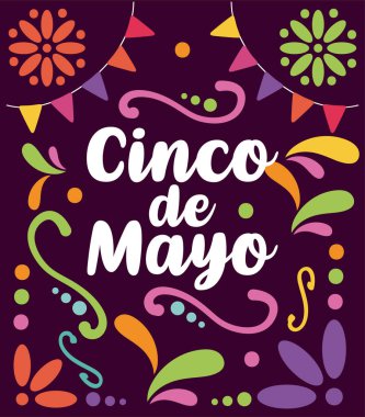 Cinco de mayonez kartı.