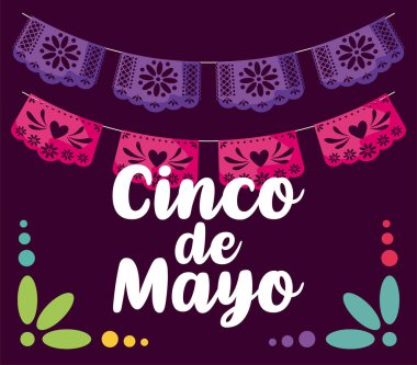 Cinco de mayonez kartı.