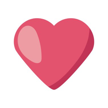 Beyaz arka planda kalp atışı