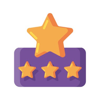 Beyaz arkaplanda yıldızlar olan amblem