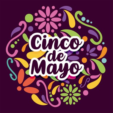 Cinco de mayonez kartı.