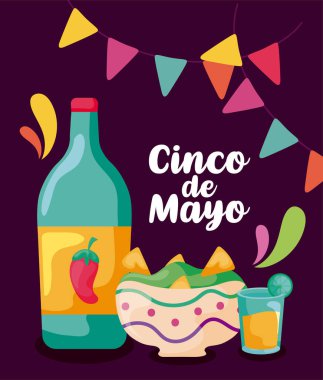 Tekila şişesi, geleneksel Meksika içeceği.