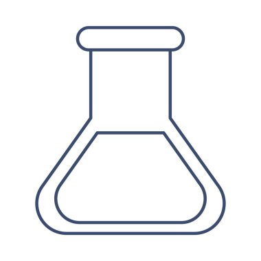 Kimyasal laboratuvar test tüpü, satır biçimi simgesi