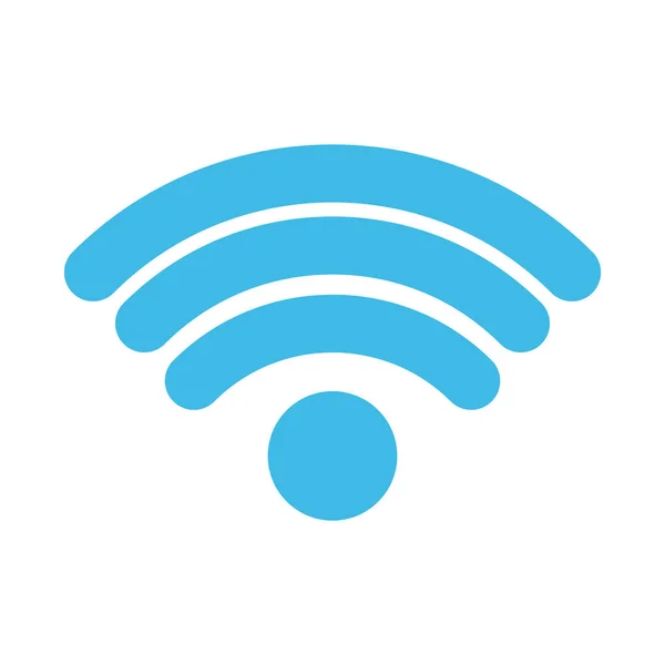 Símbolo wifi no fundo branco — Vetor de Stock