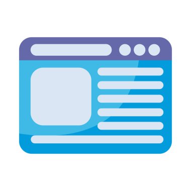 beyaz arkaplan üzerindeki bilgisayar penceresi